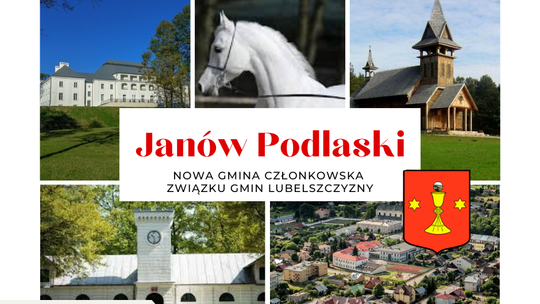 Witamy 118 Gminę Członkowską - Gminę miejsko-wiejską Janów Podlaski!