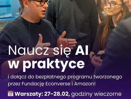 Szkolenia z wykorzystania AI przez MŚP z terenu gmin.