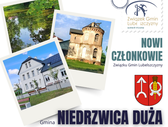 Witamy 101 Gminę Członkowską - Niedrzwicę Dużą!