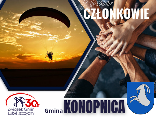 Witamy 104 Gminę Członkowską - Gminę KONOPNICA!