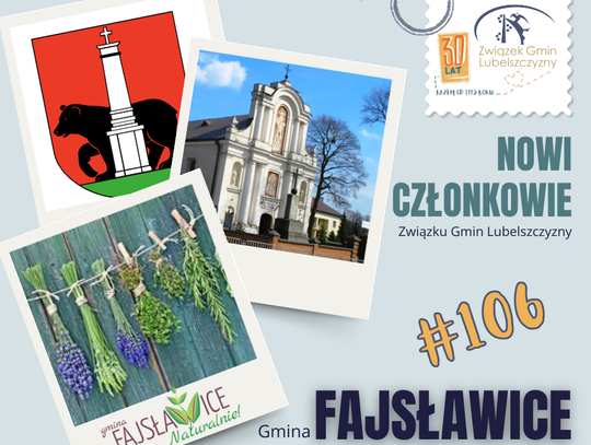 Witamy 106 Gminę Członkowską - Gminę FAJSŁAWICE!