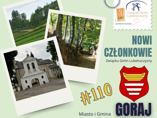 Witamy 110 Gminę Członkowską - Miasto i Gminę GORAJ!