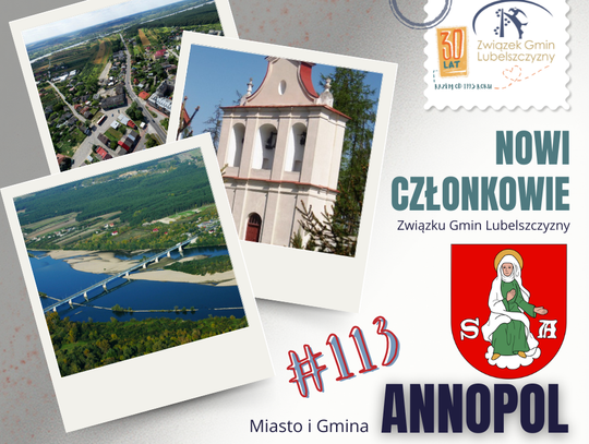 Witamy 113 Gminę Członkowską - Gminę miejsko-wiejską ANNOPOL!