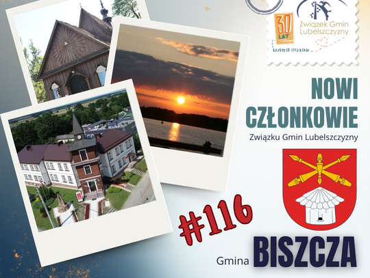 Witamy 116 Gminę Członkowską - Gminę BISZCZA!