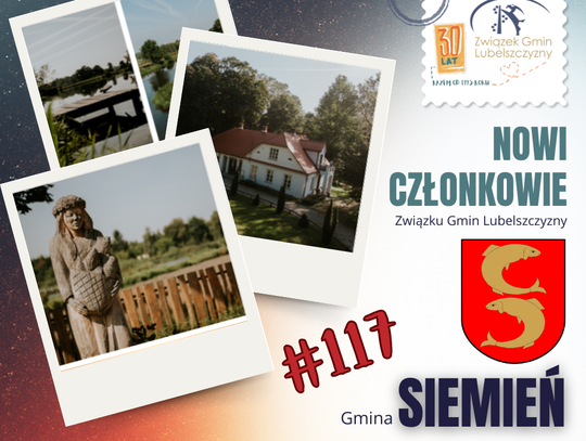 Witamy 117 Gminę Członkowską - Gminę SIEMIEŃ!