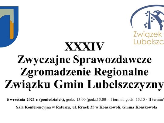 XXXIV Zwyczajne Sprawozdawcze Zgromadzenie Regionalne Związku Gmin Lubelszczyzny