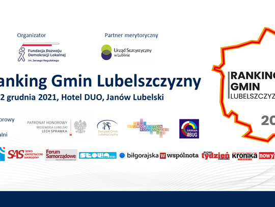 Znamy Laureatów Rankingu Gmin Lubelszczyzny 2021!