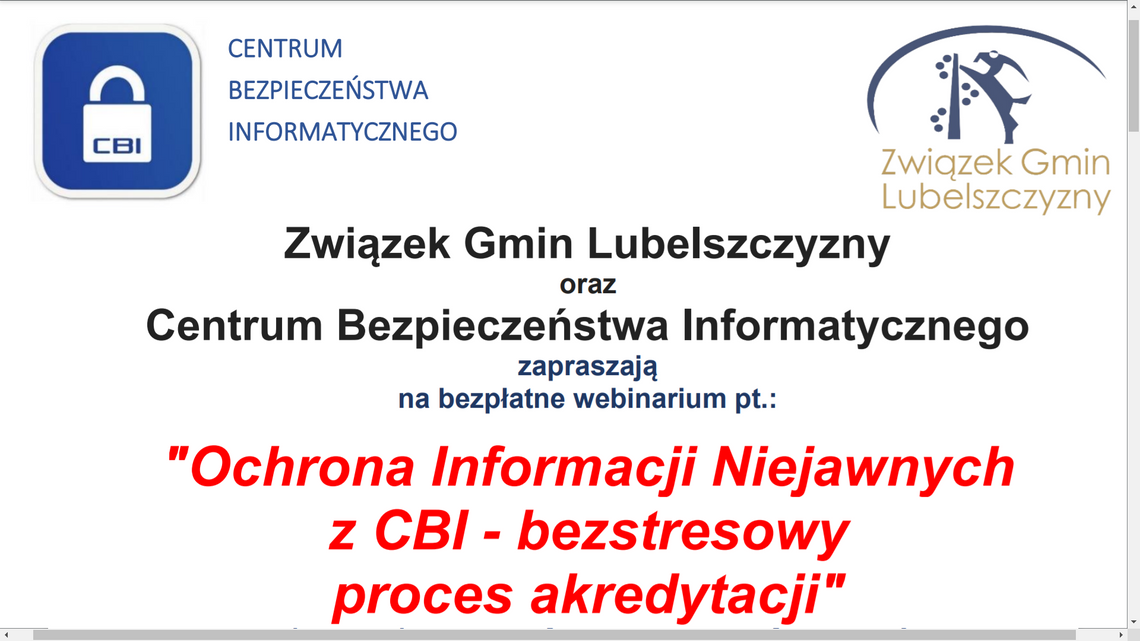 Ochrona Informacji Niejawnych z CBI - bezstresowy proces akredytacji