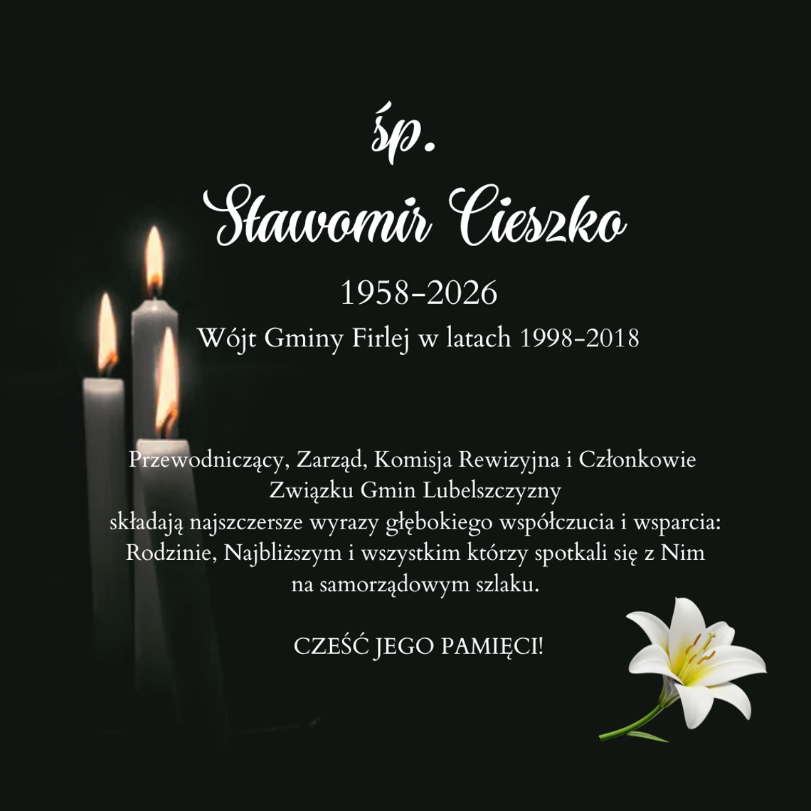 Śp. Sławomir Cieszko Śp. Sławomir Cieszko