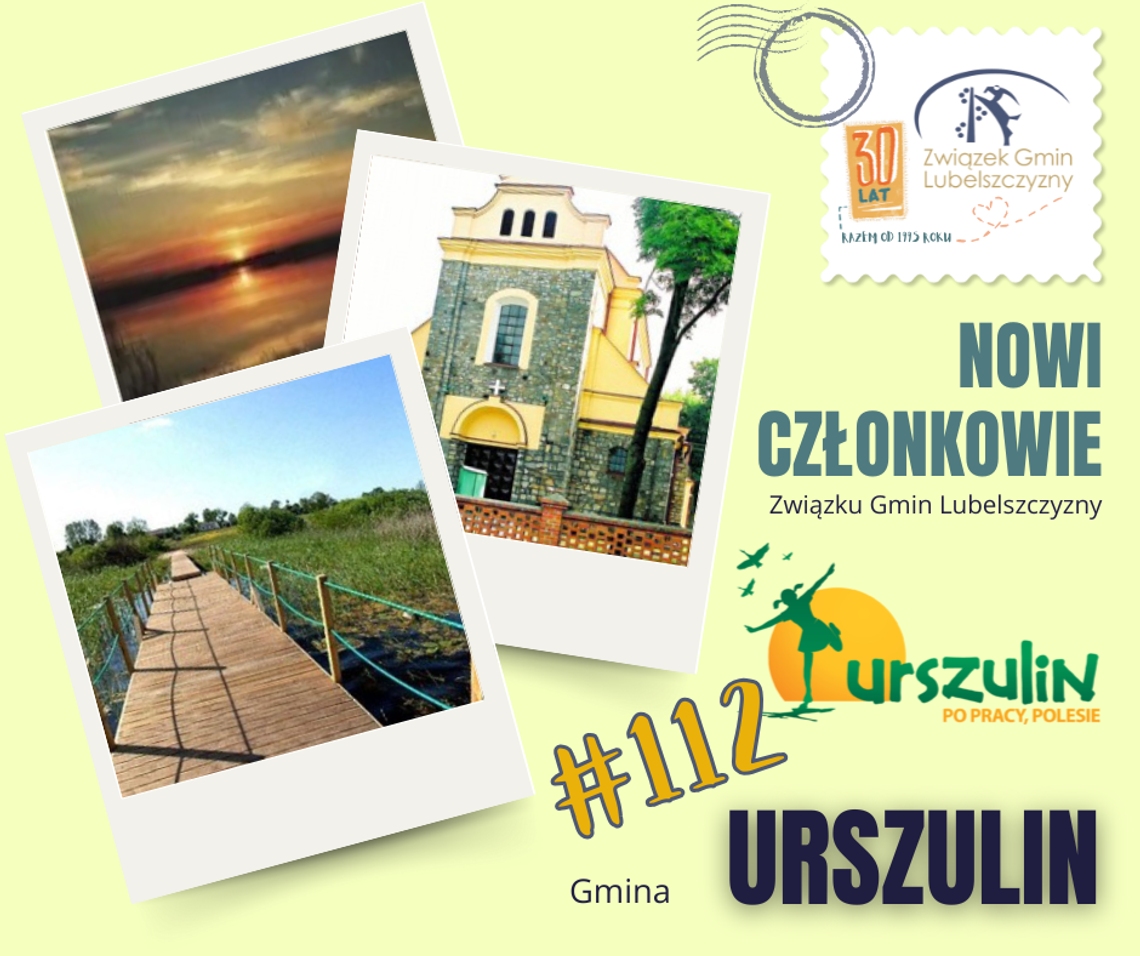 Witamy 112 Gminę Członkowską - Gminę URSZULIN!