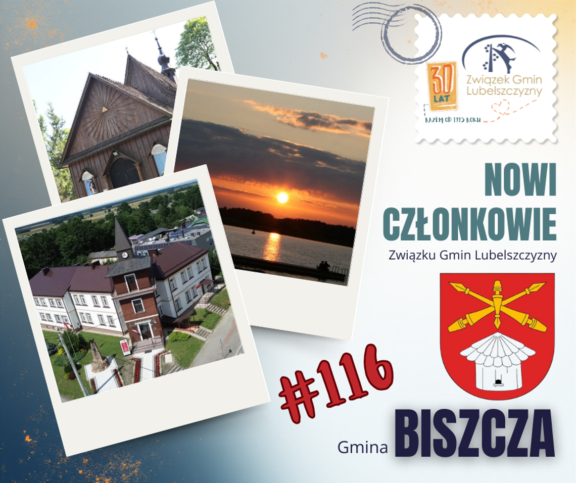 Witamy 116 Gminę Członkowską - Gminę BISZCZA!