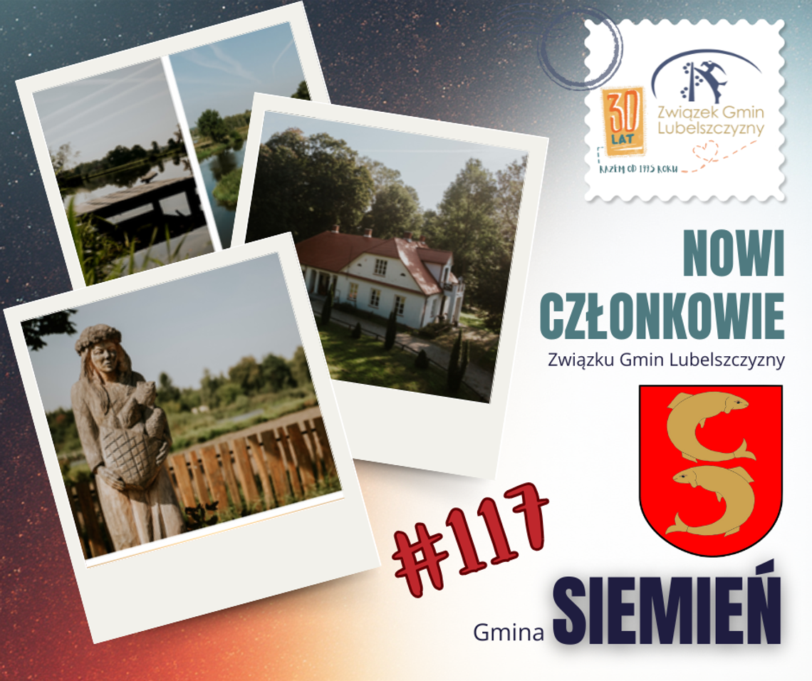 Witamy 117 Gminę Członkowską - Gminę SIEMIEŃ!